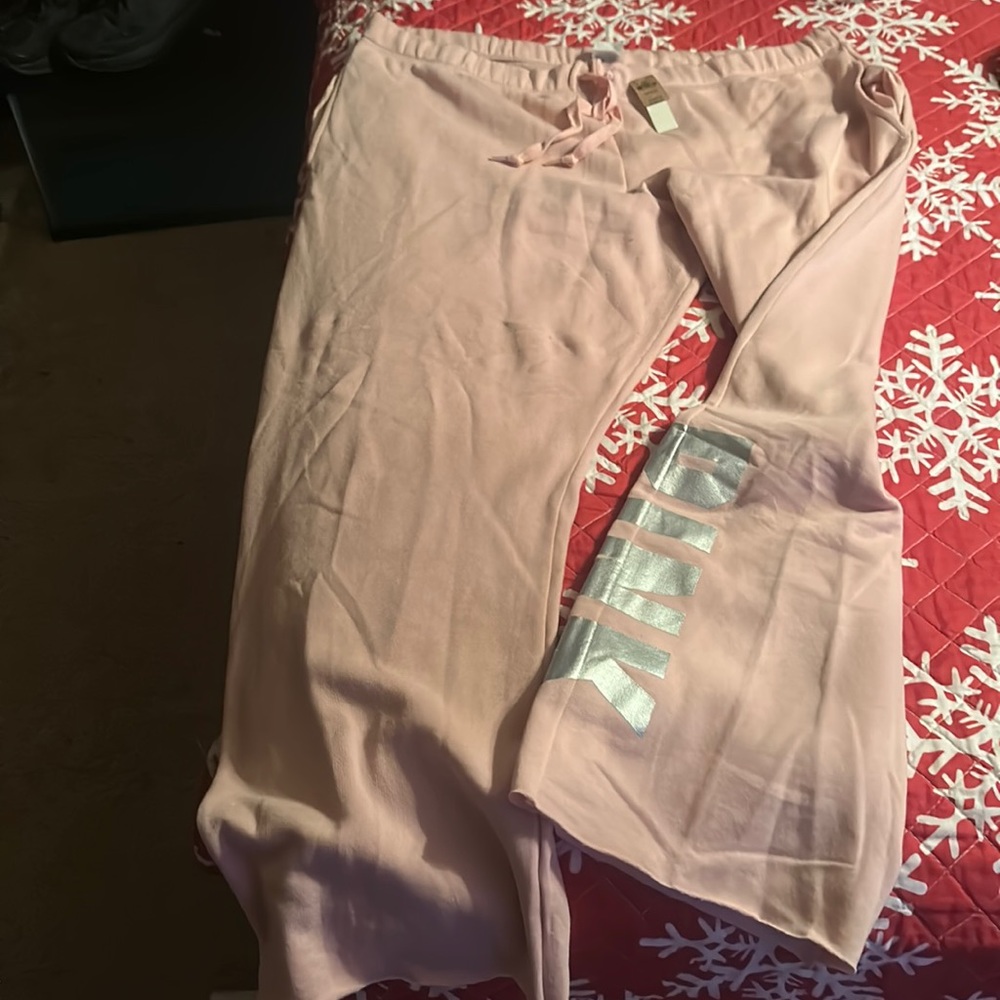 PINK VS boyfriend wide leg sweat pants